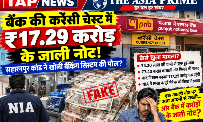 सहारनपुर PNB करेंसी चेस्ट में ₹17.29 करोड़ के जाली नोट, आम आदमी पर सख्ती पर उठे सवाल 4 file 000000008d5c8211b06aecaf3c49ae7d